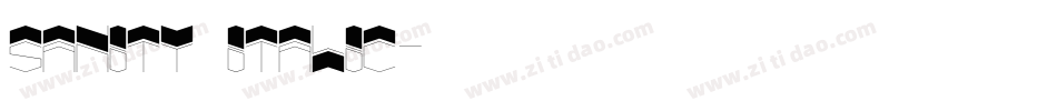 Sanity Italic字体转换